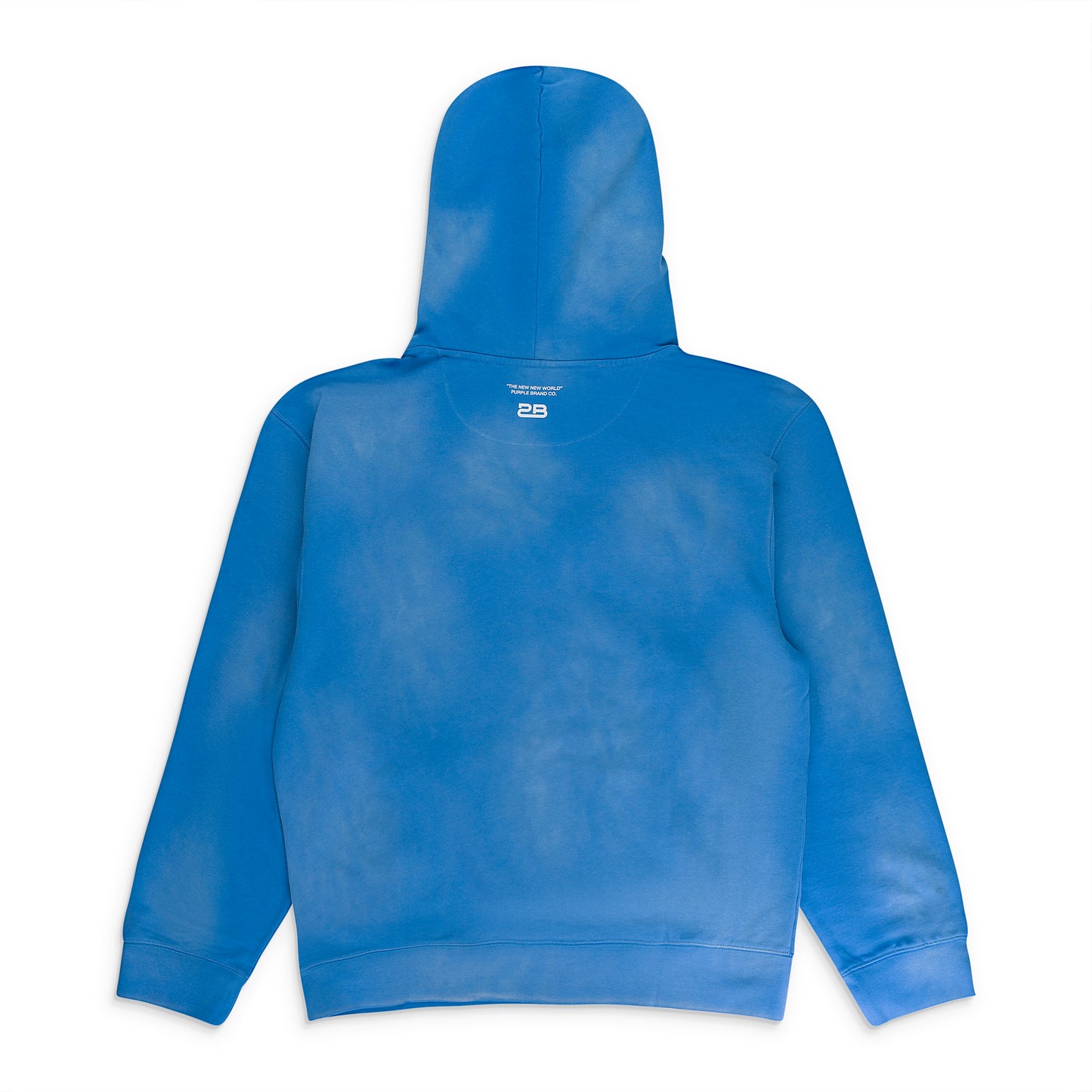 FRENCH TERRY PO HOODY BLUE HOODIES & SWEATSHIRTS