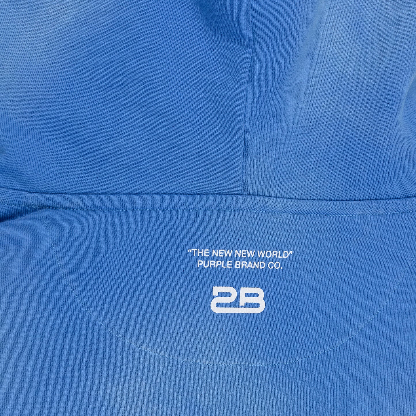 FRENCH TERRY PO HOODY BLUE HOODIES & SWEATSHIRTS