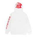 FRENCH TERRY PO HOODY GOTHIC WORDMARK S BRILLIANT WHITE HOODIES & SWEATSHIRTS