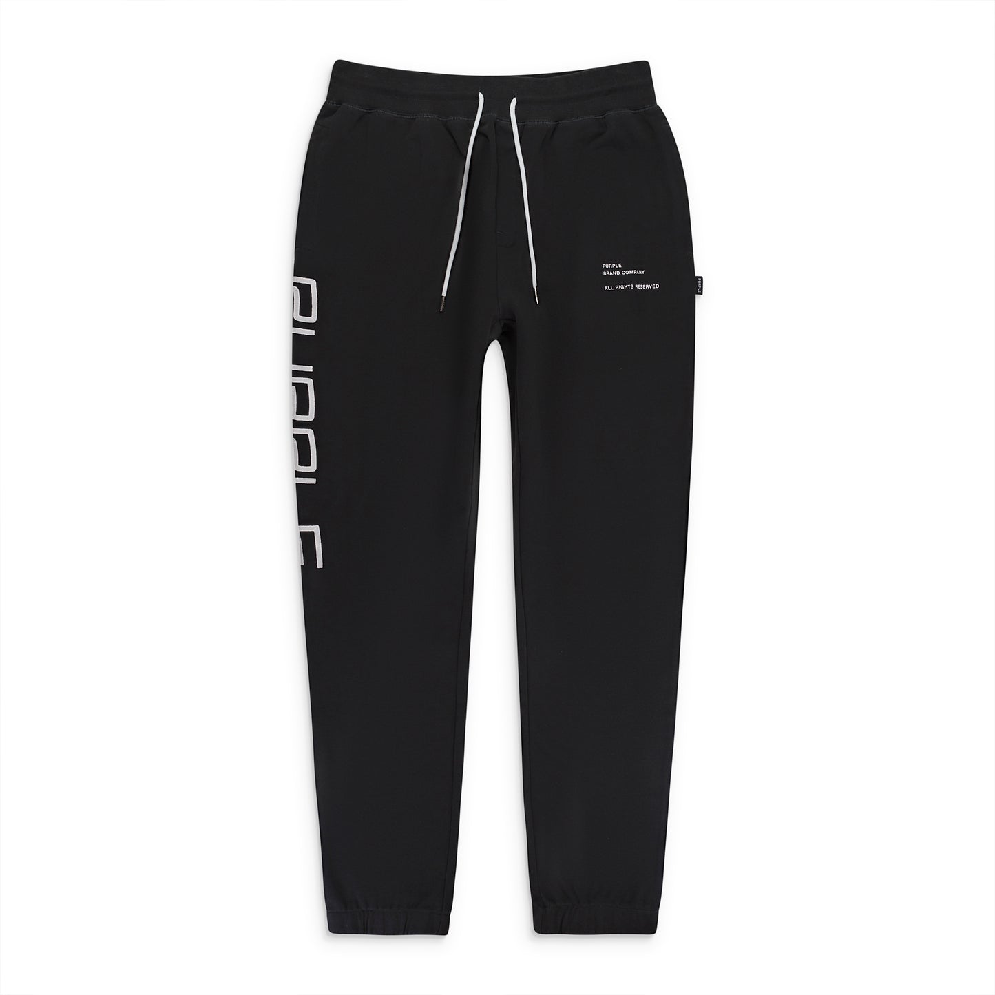 FRENCH TERRY JOGGER - WORDMARK WASH BLACK 0 JOGGERS & SWEATPANTS