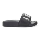 LOGO BLACK WHITE POOL SLIDE