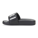 LOGO BLACK WHITE POOL SLIDE