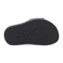 LOGO BLACK WHITE POOL SLIDE
