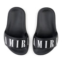 LOGO BLACK WHITE POOL SLIDE