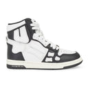 KIDS SKEL BLACK WHITE HI-TOP SNEAKERS