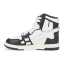 KIDS SKEL BLACK WHITE HI-TOP SNEAKERS