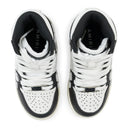 KIDS SKEL BLACK WHITE HI-TOP SNEAKERS