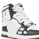 KIDS SKEL BLACK WHITE HI-TOP SNEAKERS