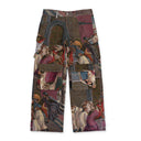 ARTIST JACQUARD WEAVE MULTI CARGO PANTS