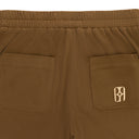 FLAME PEARL VELVET BROWN PANTS