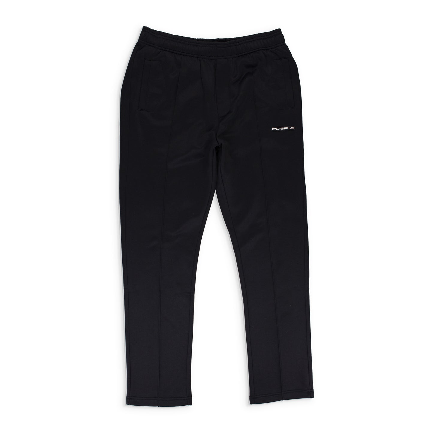 POLY TRICOT TRACK PANT - BLACK 0 TRACK PANTS