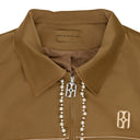 FLAME PEARL VELVET BROWN WORK JACKET