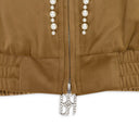 FLAME PEARL VELVET BROWN WORK JACKET