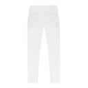 QUILTED DESTROY POCKET White SKINNY JEANS