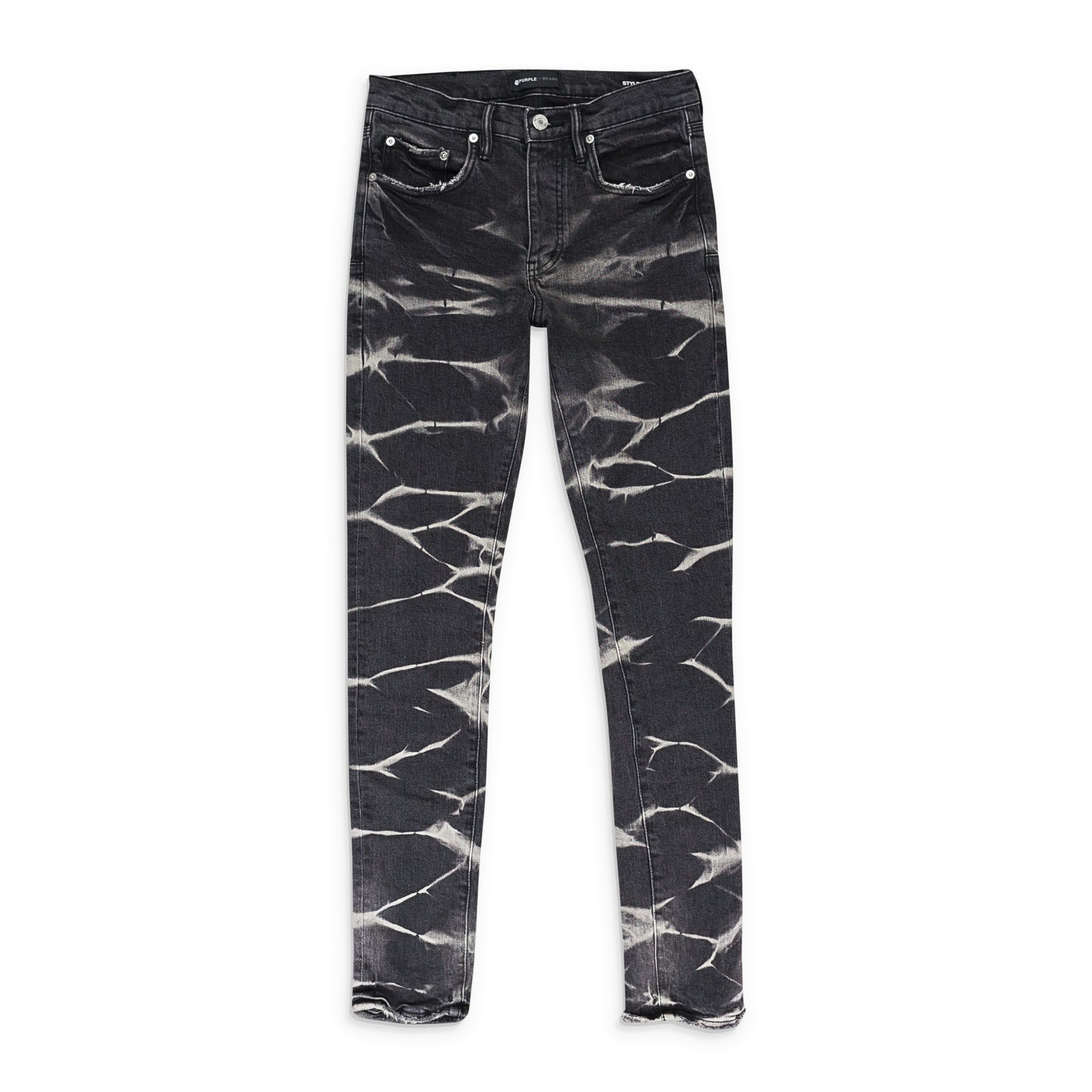 TIEDYE STRIPE Black SKINNY JEANS