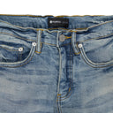 MID CRINKLED Indigo SKINNY JEANS