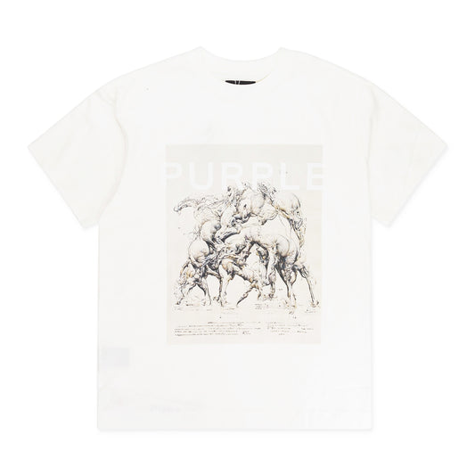 TEXTURED JERSEY SS TEE OFF WHITE T-SHIRTS