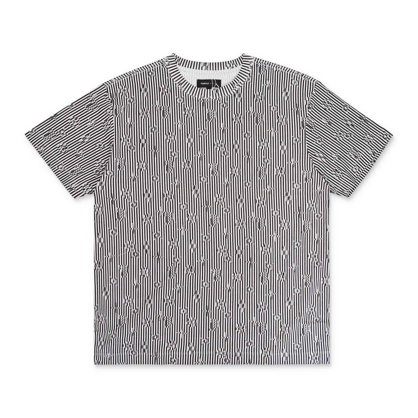 TEXTURED JERSEY SS TEE AOP T-SHIRTS