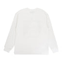 TEXTURED JERSEY LONG SLEEVE TEE White T-SHIRTS