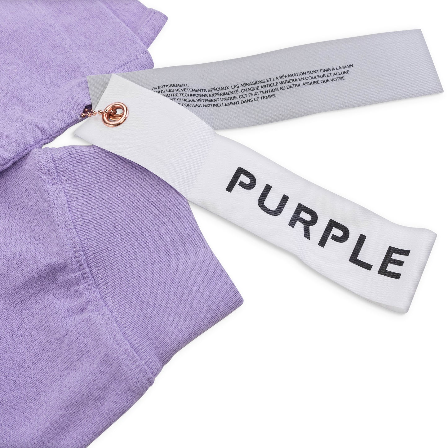 TEXTURED JERSEY LS TEE LAVENDER T-SHIRTS