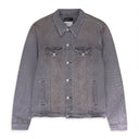 WASHED JACQUARD TRUCKER Grey DENIM JACKETS