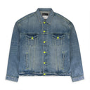 VINTAGE LIGHT NEON POP OVERSIZED JEAN JACKET Indigo DENIM JACKETS