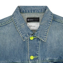 VINTAGE LIGHT NEON POP OVERSIZED JEAN JACKET Indigo DENIM JACKETS