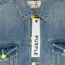 VINTAGE LIGHT NEON POP OVERSIZED JEAN JACKET Indigo DENIM JACKETS