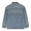 SNAP FRONT SHIRT JACKET Indigo DENIM JACKETS