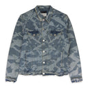 LASER WRINKLED Indigo DENIM JACKETS