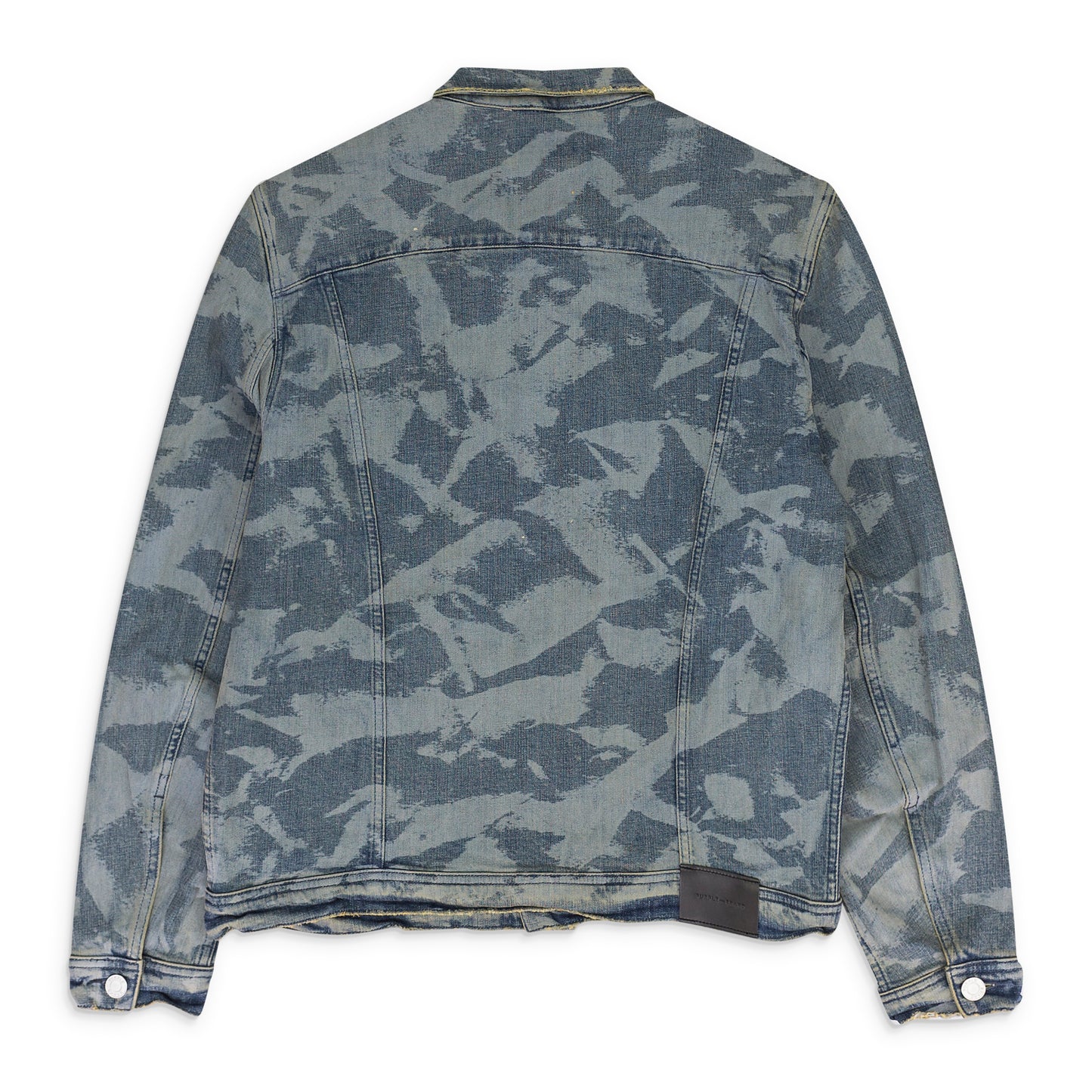 LASER WRINKLED Indigo DENIM JACKETS