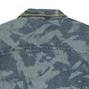 LASER WRINKLED Indigo DENIM JACKETS