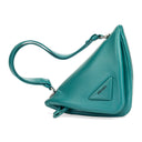 TRANGLE CONVERTABLE NAPPA LEATHER HANDBAG BLUE HANDBAGS