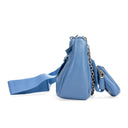 RE-EDITION 2005 LEATHER MINI BAG BLUE HANDBAGS