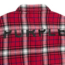 PLAID FLANNEL LS SHIRT RED CASUAL BUTTON-DOWN SHIRTS