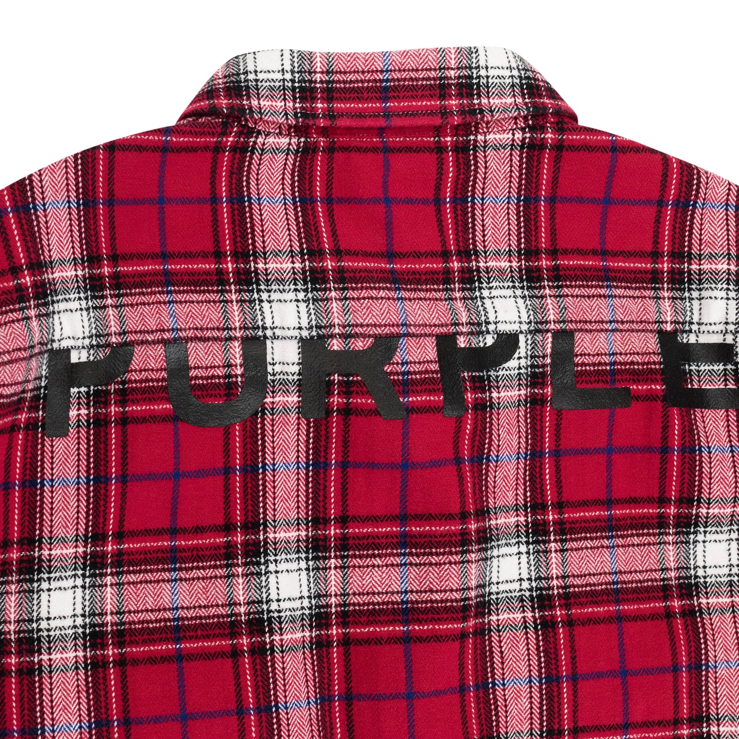 PLAID FLANNEL LS SHIRT RED CASUAL BUTTON-DOWN SHIRTS