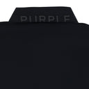 PIQUE KNIT POLO BLACK POLO SHIRTS