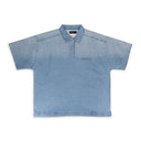 SS EMBOSS POLO Indigo POLO SHIRTS