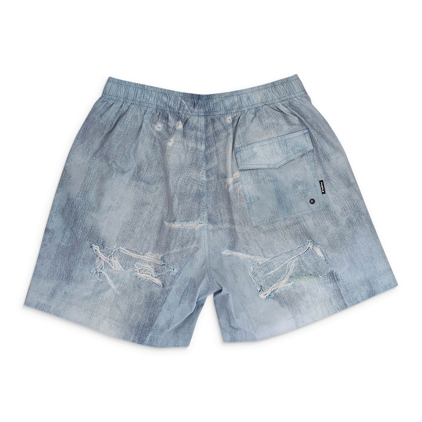 ALL ROUND SHORT WATER PRINT Indigo SHORTS