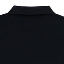 PIQUE OVERSIZED POLO BLACK POLO SHIRTS