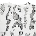 TEXTURED JERSEY SS TEE SNAKE SCALE BRILLIANT MULTI WHITE T-SHIRTS