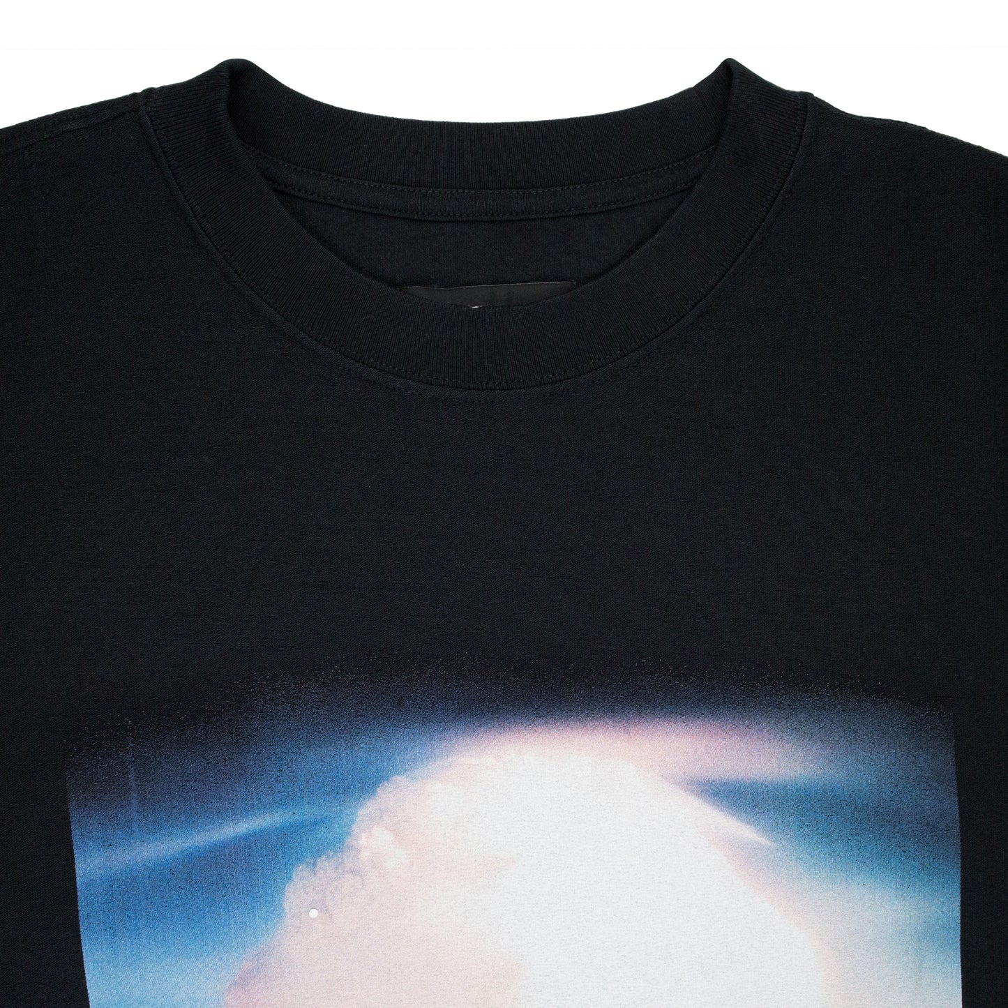 TEXTURED JERSEY SS TEE BLACK T-SHIRTS