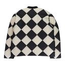 CHECKER BLACK DOWN PUFFER JACKET