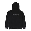FRENCH TERRY PULLOVER HOODY - MEANDER CHAIN BLACK 0 HOODIES & SWEATSHIRTS