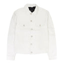 LEATHER TRUCKER JACKET WHITE LEATHER JACKETS