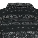 PADDED QUILT LINED SHIRT BLACK CASUAL BUTTON-DOWN SHIRTS