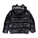 NYLON SNAP OFF HOOD PUFFER JACKET JET Black DOWN & PUFFER JACKETS