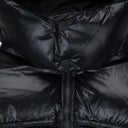 NYLON SNAP OFF HOOD PUFFER JACKET JET Black DOWN & PUFFER JACKETS