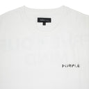 TEXTURED JERSEY SLEEVELESS WHITE T-SHIRTS