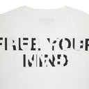 TEXTURED JERSEY SLEEVELESS WHITE T-SHIRTS